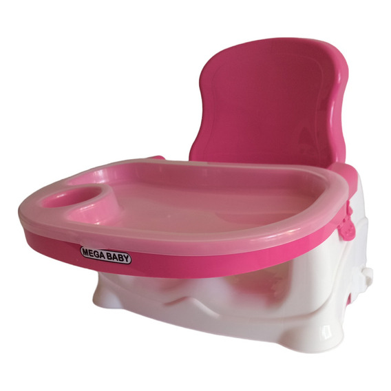 Silla Booster De Comer Para Bebe Mega Baby Portatil Creciend Color Rosa Booster P Comer Mega Baby