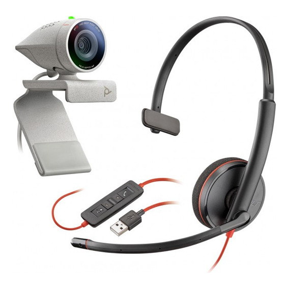 Camara Webcam Poly Studio P5 + Blackwire 3210