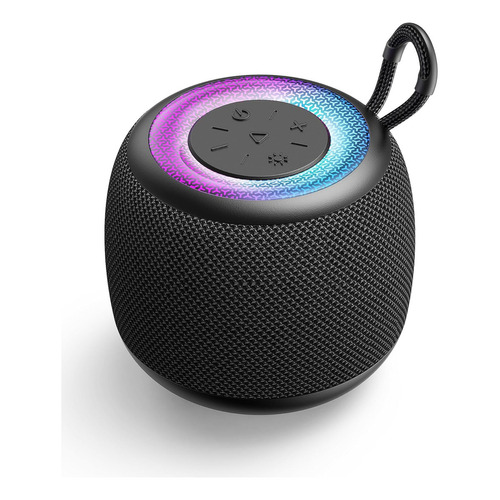 Lenreu F62 Altavoz Bluetooth Portátil Con Bluetooth 5.3, Luc Color Negro 110v