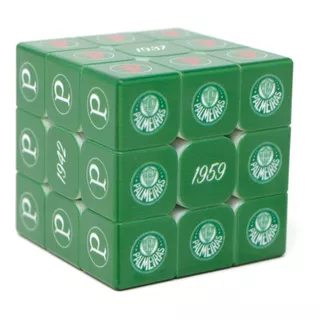Cubo Mágico Profissional 3x3x3 Palmeiras Escudos 02 Original