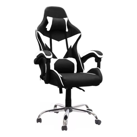 Silla De Escritorio Pro Gamer Ergonómica Cuero Sintético Bla