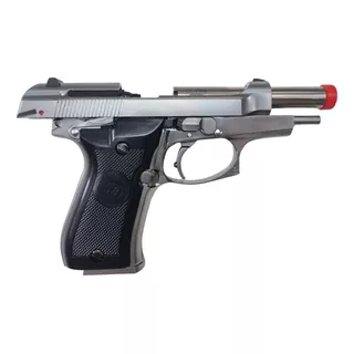 Pistola De Airsoft We Cheetah M92 Blowback M013-silver