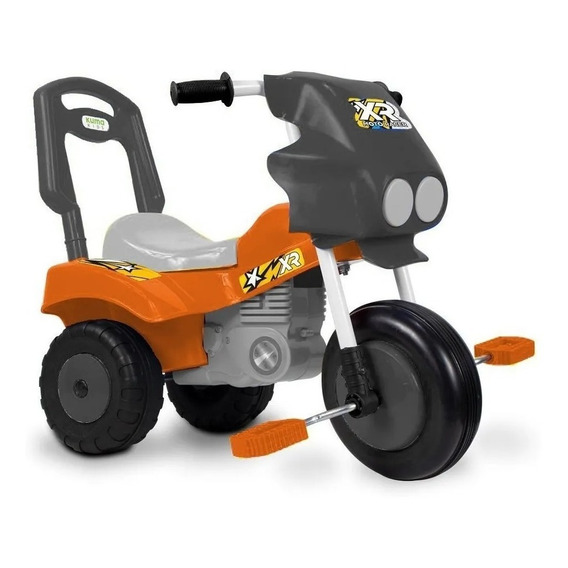 Triciclo Infantil Moto Caño De Acero Con Baul Policia Oferta