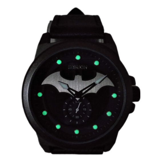 Reloj De Batman Dc Comics Casual Brilla En La Oscuridad