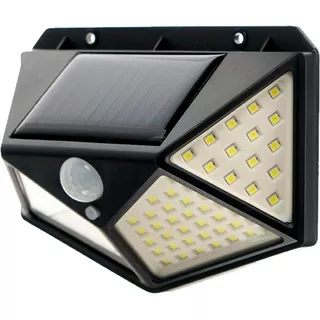 Lámpara 48led Solar Recargable Luz Exterior Jardín Detección