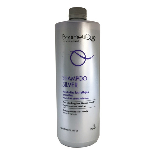 Bonmetique Shampoo Silver X 900ml - Desamarillador Violeta