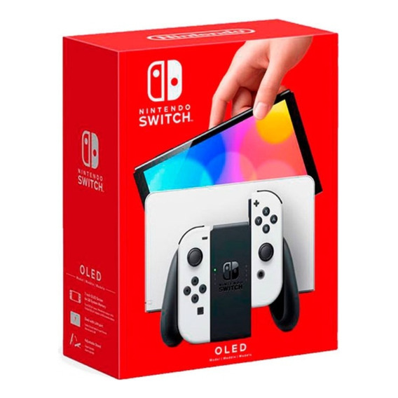 Nintendo Switch Oled 64gb Standard Color  Blanco Jfs Tech 