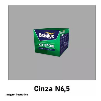 Brasilux Prime Epoxi Adesão Poliamida Comp A + B  Cinza 3,6l