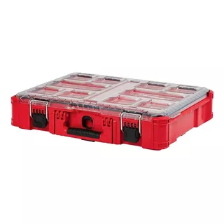 Organizador Packout Milwaukee 48-22-8430 10 Compartimentos Color Rojo