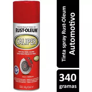 Tinta Spray Automotivo Rust Oleum Pinça Freio Vermelha 900fº