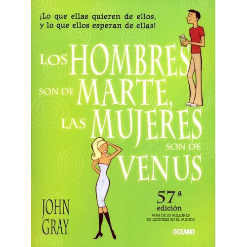Hombres Son De Marte , Las Mujeres Son De Venus,los, De John Gray. Editorial Oceano En Español