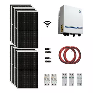 Kit Energia Solar On Grid Inversor Inyección Red 600kwh Mes