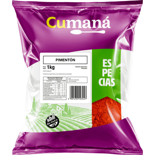 Pimentón Cumaná Sin Tacc X 1 Kg