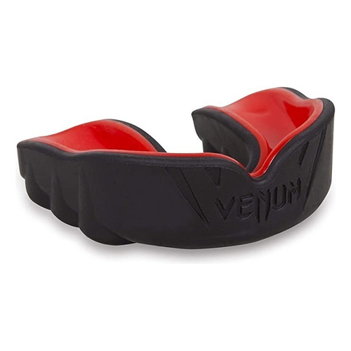 Venum Protector Bucal Gel Moldeable Boxeo Mma Con Estuche Color Negro/Rojo Sabor Sin sabor