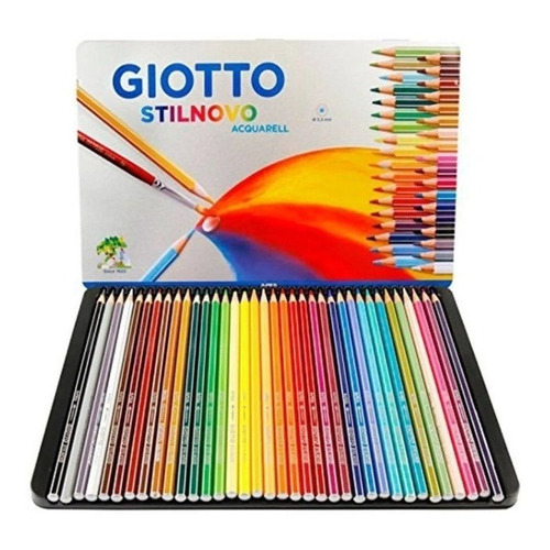 Lapices Giotto Stilnovo Acuarelables !! Lata X 36 Colores
