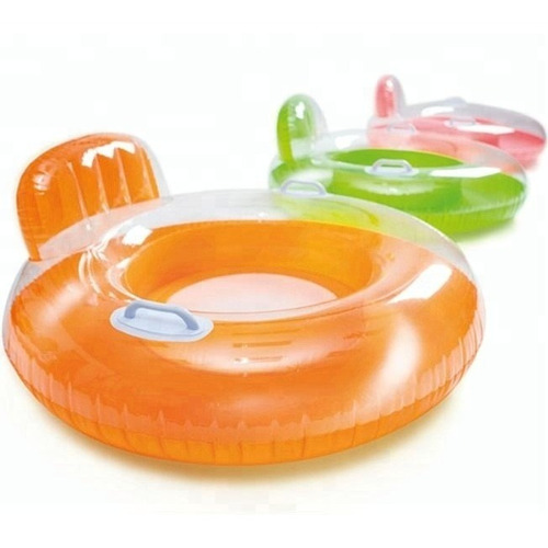 Colchoneta Inflable Intex Aro Candy Flotador Naranja 102 Cm 