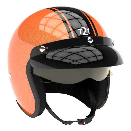 Casco para moto abierto Hawk 721 challenger talle M 