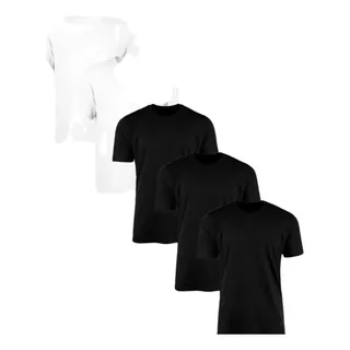 Kit 5 Camisetas Básicas Masculina Lisa Premium 100% Algodão