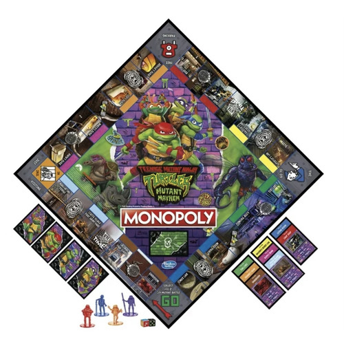 Monopoly Edicion Tortugas Ninja Juego De Mesa