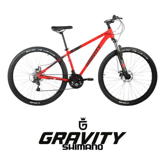 Mountain Bike Gravity Gravity Smash R29 S Color Rojo/negro