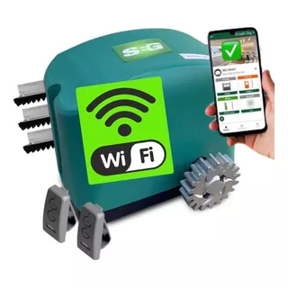 Motor Porton Corredizo Electrico Seg Wifi Next 400kg 1/4hp 