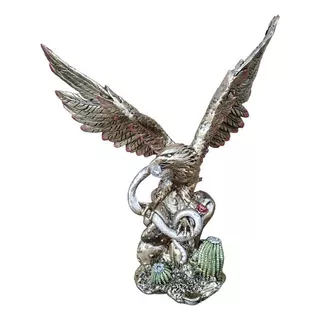 Águila Con Serpiente, Símbolo Mexicano Figura De Resina