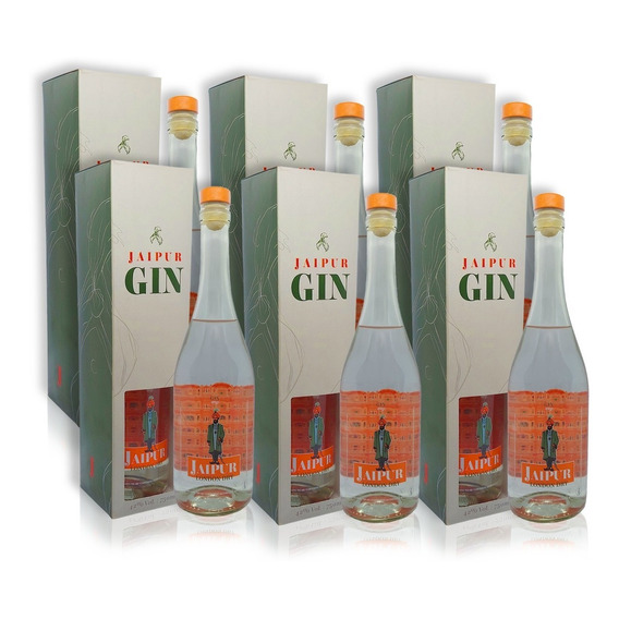 Gin Jaipur London Dry Cítrico Destilado X6u 750ml C/estuche