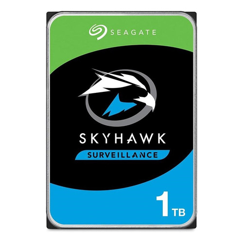Disco Rigido Seagate Skyhawk 1tb Sata 3,5' St1000vx005 Color Plateado
