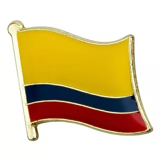 Pin Metalico Broche Bandera Colombia Pasaporte Viaje Pais