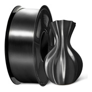 Filamento Pla + Silk Metalizado - Reprap3d - Preto