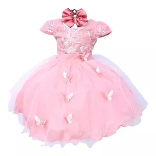 Vestido Infantil Festa Luxo Realeza Daminha Princesa Niver