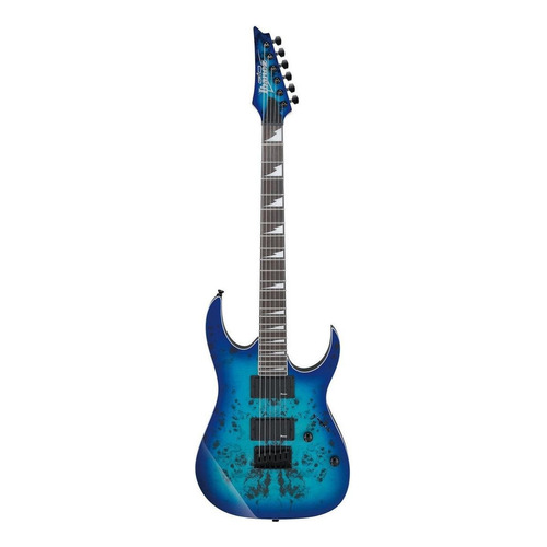 Ibanez Grgr221pa-aqb Guitarra Eléctrica Aqua Burst Azul Material del diapasón Amaranto Orientación de la mano Diestro