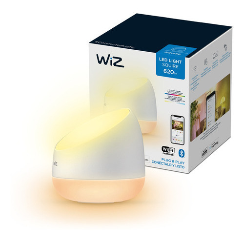 Lámpara Led Inteligente Philips Wiz Squire 9w Blanco Y Colo Color de la luz RGB