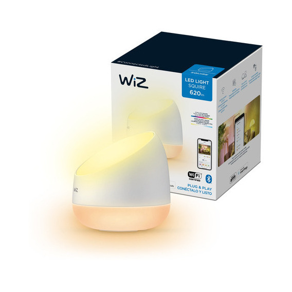 Luminaria De Mesa Squire Inteligente Wiz Color Rgb 9w