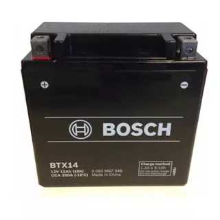 Baterias Bosch Motos Gel Btx14 Ytx14bs Gel Blindada 