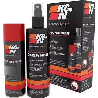 Kit Servicio Para Filtro De Aire K&n D Alto Flujo Color Rojo