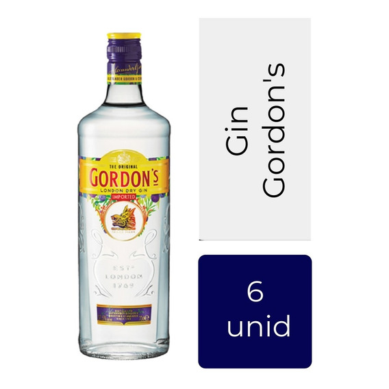 Gin Gordon's The Original London Dry 700 mL x 6 u