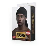 Bandana Durag Cetim Silky Preta - TUG Brasil