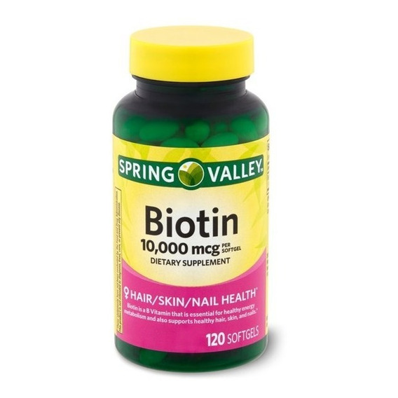Biotina Spring 10000 X120 Unid - Unidad a $579