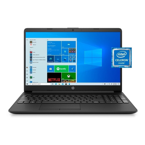 Laptop Hp 15.6 Fhd Intel N4020 4gb Ram 128gb Ssd Lan Usb C