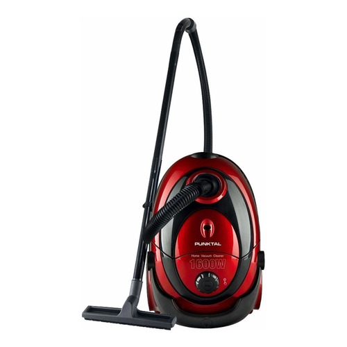 Aspiradora Punktal Pk-8208 2l 1600w Amv Color Rojo/Negro