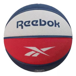 Pelota De Básquet Reebok Basquet Royal 3 Nº 7 Color Navy/red/white Para Competencia De Interior