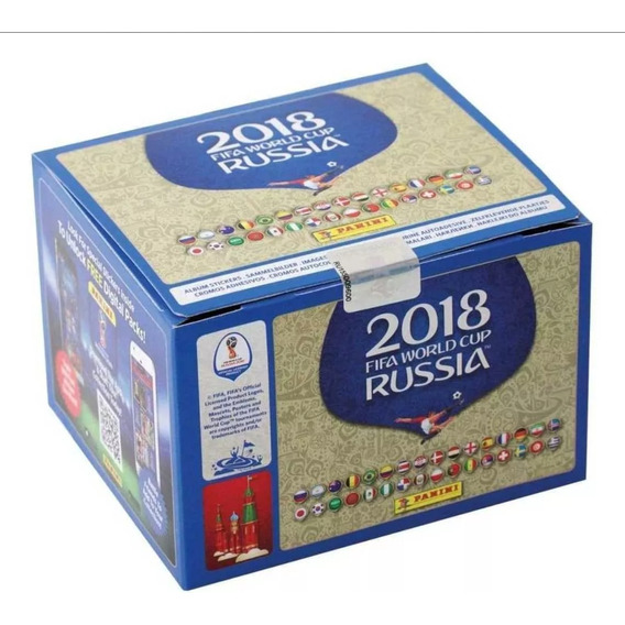 Caja Sellada De 100 Sobres Mundial Rusia 2018 De Panini