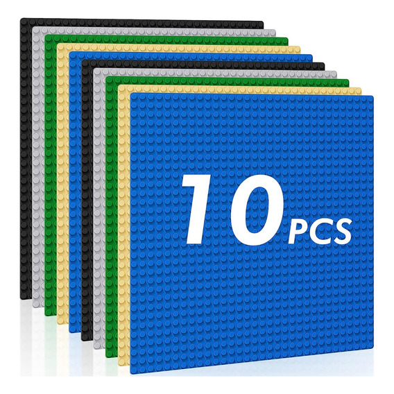 10pcs Placas Base 100% Compatibles Lego 32x32 Puntos