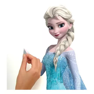 Adesivo De Parede Frozen Princesa Elsa Rmk2371 Reutilizável