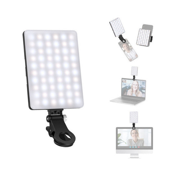 Neewer Luz Led Para Videoconferencia Para Smartphone Con Cli