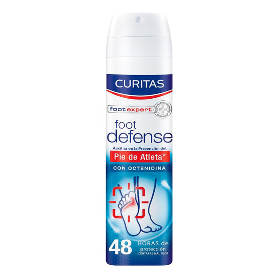 Desodorante Para Pie De Atleta Curitas Foot Defense De 150ml