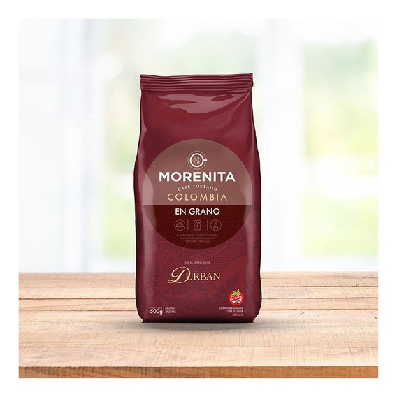 Morenita Cafe En Granos Tostado Colombia X 500 Gr