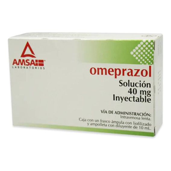 Omeprazol 40 Mg Solución Inyectable Con 10 Ml