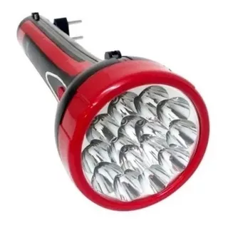Lanterna Recarregável Eco Lux - 15 Leds - Eco8209 Cor Da Lanterna Vermelho Cor Da Luz Branco